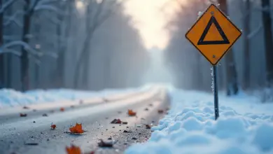 výstraha – náledí – Jak se připravit na výstrahu na náledí