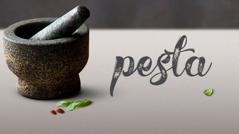 Domácí pesto: mrtvíka s bazalkou a piniovými oříšky