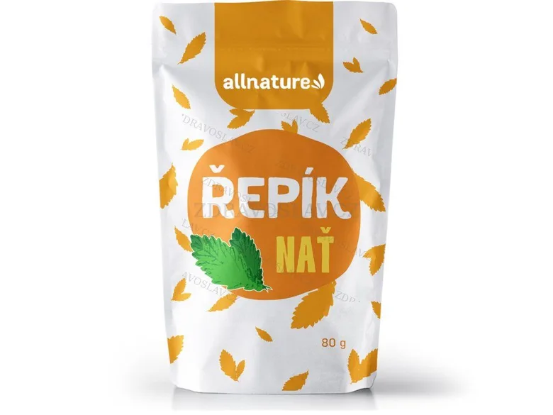 Přírodní léčba průjmů: řepík nať v balení od Allnature.